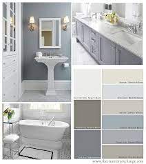 Contrary to popular belief, stark white walls can make small spaces feel even smaller while dark paint colors will make a powder room or modest bathroom morel luxe and expansive. Choosing Bathroom Paint Colors For Walls And Cabinets Bathrooms Remodel Bathroom Remodel Idea Bathroom Inspiration