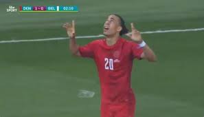 Поульсен юссуф юрари / yussuf poulsen. Poulsen Goal Video Denmark Vs Belgium
