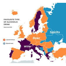 Favourite Type Of Alcoholic Drink In Europe Types Of Alcoholic Drinks Alcoholic Drinks Drinks