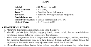 Rpp daring kelas 5 tema 7 khusus pjj 2021. Rpp Kelas 5 Tema 7 Kurikulum 2013 Revisi 2018