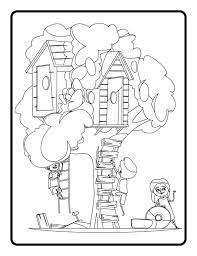 This compilation of over 200 free, printable, summer coloring pages will keep your kids happy and out of trouble during the heat of summer. Free Tree House Coloring Pages For Download Printable Pdf Verbnow