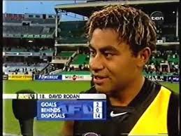 David Rodan kicks a few rippers in is early games at Richmond