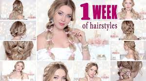 Pinterest and instagram are flush with intricate, detailed hair tutorials for waterfall braids and french twists that look awesome but feel completely out of reach. Back To School 1 Week Of Hairstyles Or Everyday Easy Cute Quick Hair Tutorial Youtube