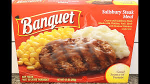 Whether you choose lighter fare or dinner entrees, it's all good! Banquet Salisbury Steak Meal Review Youtube