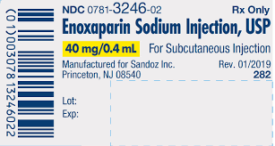 Image result for Enoxaparin
