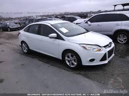 Maybe you would like to learn more about one of these? Ford Focus 2014 White 2 0l Vin 1fadp3f29el275918 Free Car History