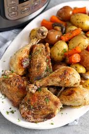 Once it's done, let it do a natural release for 5 minutes before turning the valve to vent. Instant Pot Chicken And Vegetables 30 Min Meal Spend With Pennies