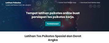 Software psikotes online (jasa pembuatan website psikotes online). 5 Situs Belajar Psikotes Online Terbaik Dan Gratis Untuk Latihan Di Rumah Indozone Id