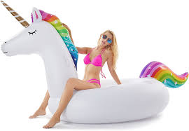 Choose the best inflatable party island for you from product like intex key largo inflatable island raft or sun pleasure giant party bird island unicorn. Toyx Toyx Giant Inflatable Unicorn Pool Float Floatie Ride On With Fast Valves Large Rideable Blow Up Summer Beach Swimming Pool Party Lounge Raft Decorations Toys Kids Adults Walmart Com