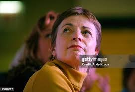 Fran Brill and Zoe, the Sesame Street character she puppeteers,... News  Photo