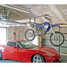 Quality tools & low prices. Corvette Underneath A Motocross Bike On The Hoist A Bike Hoist A Bike Bike Storage Garage Garage Lift Dirt Bike Shop