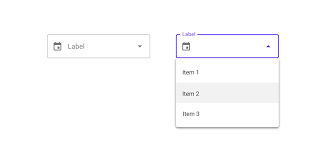 True to an item will have that item selected by default. Menus Material Design