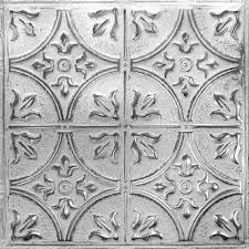 Maybe you would like to learn more about one of these? American Tin Ceilings 24 In X 24 In 5 Pack Silver Washed White Metal Tin 15 16 In Surface Mount Panel Ceiling Tiles Lowes Com Tin Ceiling American Tin Ceiling Ceiling Tiles