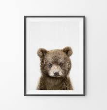 Baby Bear Nursery Print Printable Wall Art Woodland Animal Etsy In 2021 Bear Nursery Print Baby Bear Nursery Bear Nursery