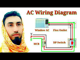 The wiring comprises components like ac generator, headlight, tail light, spark plug, engine stop switch, etc. Window Ac Wiring Connection Diagram Ac Wiring Diagram In Urdu Hindi And Pashto Youtube