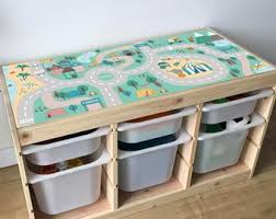 City Roads Decal For Ikea Trofast White Storage System Etsy Ikea Toy Storage Ikea Kids Storage Storage Kids Room