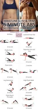 The Ultimate 6 Minute Abs Workout To Trim And Slim Awesome Results Abs Workout Health And Fitness Articles Workout Plan