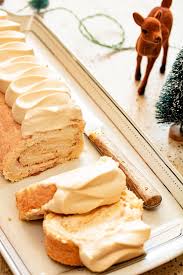 Buche Roulee Au Caramel Recette Alimentation Buche De Noel Caramel