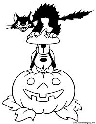 Colorear Personajes De Dibujos Animados En Halloween 06 Dibujos De Halloween Halloween Para Colorear Libro De Colores