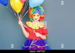 A Clown Getting Ready For His Performance Stock Photo Alamy