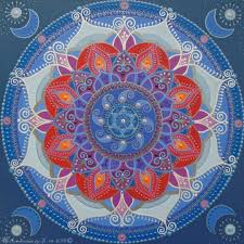 Folt Bolt Club On Instagram June Colour Challenge Artist And Foltboltclub Member Sunmandalasbyje Mandala Mandala Art Dot Art Painting