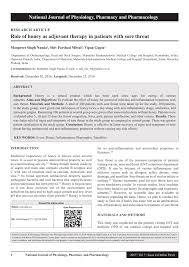 Black and white kitchen table non exudative pharyngitis. Pdf Role Of Honey As Adjuvant Therapy In Patients With Sore Throat