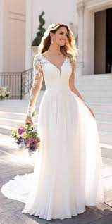 Fall Wedding Dresses With Charm For Fall 2021 I Wedding Forward Vestido De Casamento Vestido De Casamento Simples Veatido Noiva