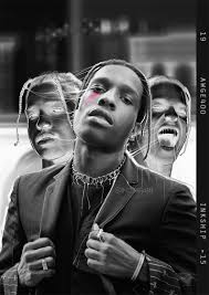A$ap rocky has been tapped as one of the new faces of dior homme, the french fashion house announced tuesday. Asap Rocky Aesthetic Black And White Novocom Top