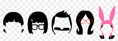 You can use pens, pencils, markers, paint, and crayons. Bobs Burgers Family Heads By Cobrademon Bob S Burgers Family Silhouette Free Transparent Png Clipart Images Download