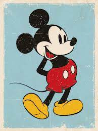 Bestellen sie jetzt hier bequem online! Mickey Mouse Retro Canvas Print The Art Group