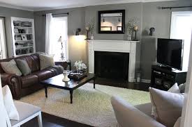Living Room Brown Couch Gray Walls May Be Too Dark Grey Walls Living Room Living Room Decor Gray Brown Living Room