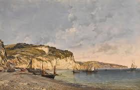 Beer Cove Devon by Edward William Cooke English
