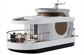 'the chichester' prototype floating home designed by baca architects. Oasis Meu Houseboat Floating Apartment