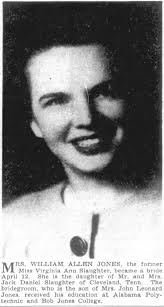 Virginia “Gincy” Slaughter Jones (1925-2003)