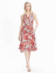 Our flattering patterned pant are a definitely wardrobe must have! New Women S 8 12 12t Tall Banana Republic Floral Vee Dress In Candy Teal In Clothing Shoes Accessories Women S Tall Women Dresses Dresses Clothes For Women