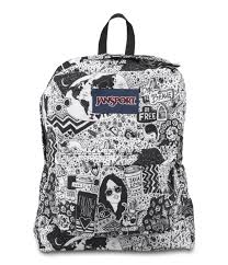 Black And White Jansport Backpack Jansport Superbreak Backpack School Bag Black White Free Spirit Jansport Superbreak Backpack Jansport Backpack Jansport