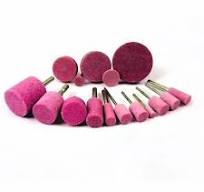Pink Aluminum Oxide Mounted Point Grinding Wheel, 10 mm
