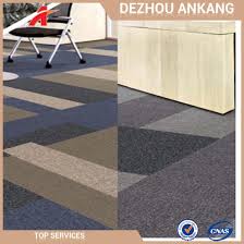 Carpettiles feel good on the feet, quiet rooms, and look great and made to last with colorfast, solution dyed yarn and guaranteed not to fray, fade or peel. China Commercial Office Floor Coverings Carpet Tiles Easy Clearance Design China Polyester Fabric And Mat Price