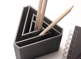 3d Printed Pen Holder Desk Organiser Http 3dprintmastermind Com Category 3d Printing Ideas Wooden Desk Organizer Diy Office Organization Desk Organization