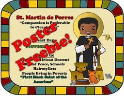 Martin de porres was beatified by pope gregory xvi on october 29, 1837 and canonized by pope john xxiii on may 6, 1962. November Feast Day Catholic Saint Poster Saint Martin De Porres