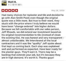 We did not find results for: Alan Smith Pool Plastering And Remodeling Love Them Or Hate Them Yelp Reviews Affect All Of Us In The Customer Service And Home Improvement Industries Our Team Tries Their Hardest Everyday