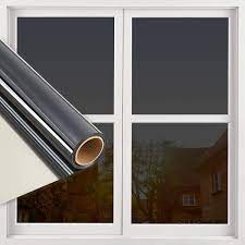 Rolls of 5, 20, 35 & 50 percent window tint. Amazon Com Window Privacy Film One Way Mirror Film Daytime Anti Uv Sun Blocking Heat Control Reflective Film Decorative Static Cling Window Tint For Home Office Living Room Black Silver 17 Inch X 6 5 Feet
