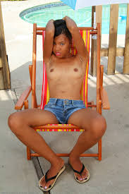 Pretty Black Chick Posing