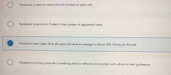 Solved Which Of The Following Statements Is True About Chegg Com