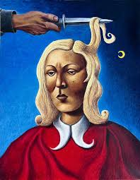 CINDY BERNHARD “Baptized” oil and acrylic