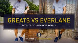 Every pair is the equivalent of recycling 7 plastic bottles. Review Greats Royale Knit Sneaker Vs Everlane Tread Trainer
