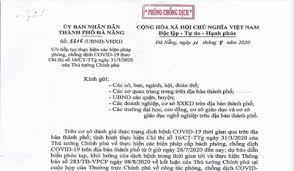 Đà nẵng cũng đã đề nghị ngành y tế cấp tốc tổ chức thực hiện kế hoạch xét nghiệm trên. Ä'a Náºµng Tiáº¿p Tá»¥c Cach Ly Xa Há»™i Theo Chá»‰ Thá»‹ 16 Ä'áº¿n Khi Co Thong Bao Má»›i