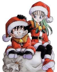 merry christmas from goku and bulma イラスト ドラゴンボール ドラゴンボール イラスト
