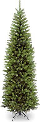 National Tree Company Artificial Christmas Tree Includes Stand Kingswood Fir Slim 7 Ft Green In 2021 Pencil Trees Artificial Christmas Tree Fir Christmas Tree