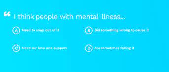Mental illness is caused by: Stigmafree Quiz Results Nami National Alliance On Mental Illness